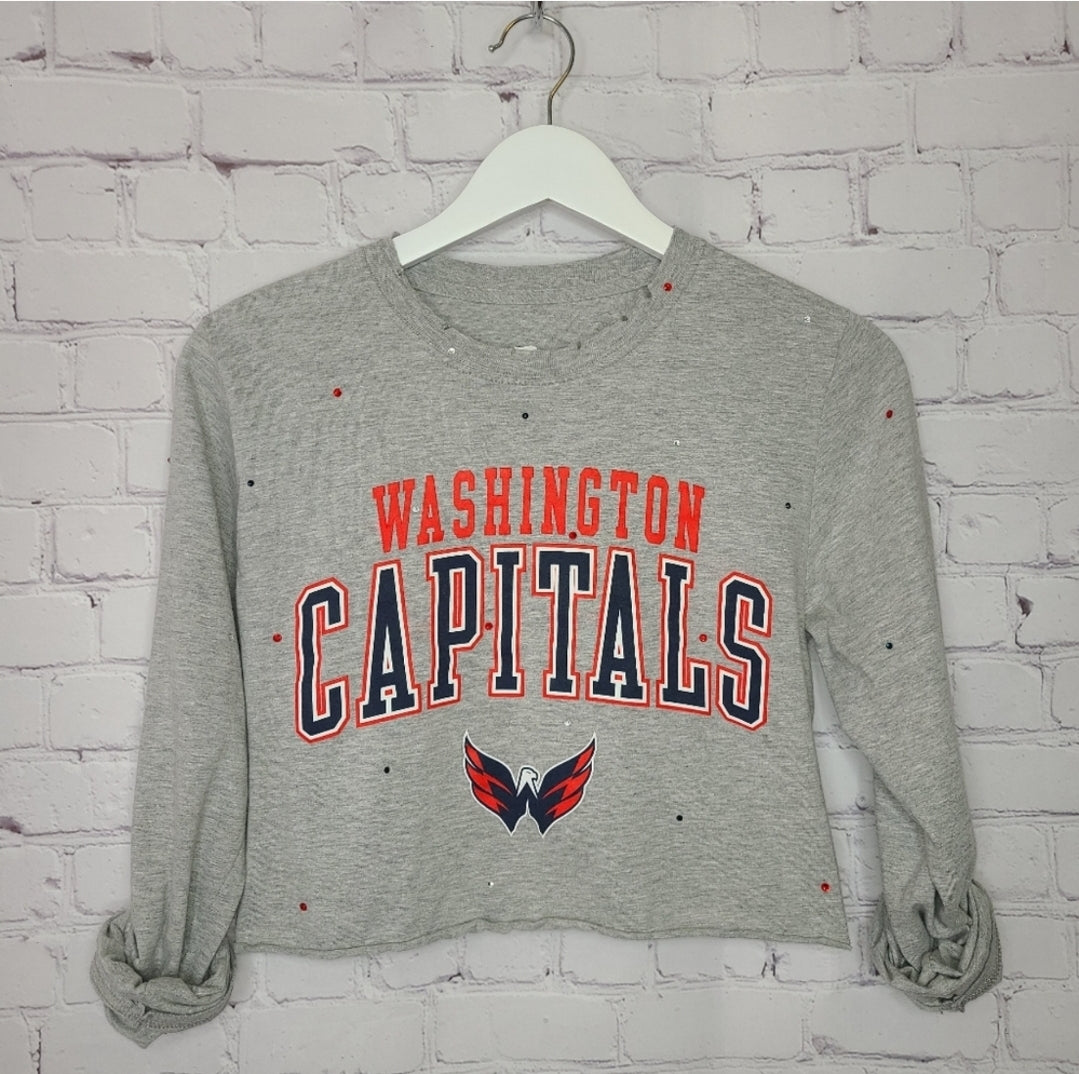 Washington Capitals Crop Tee