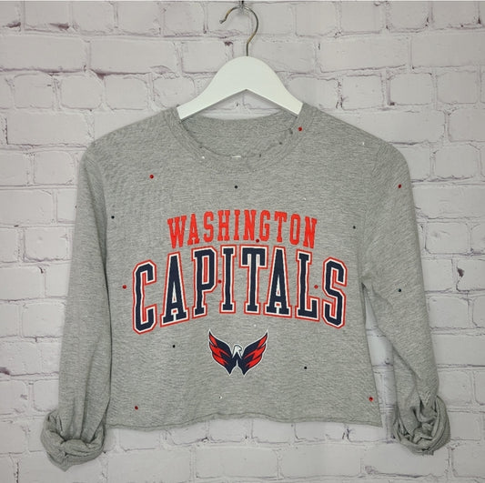 Washington Capitals Crop Tee