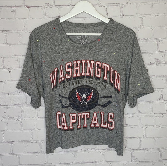 Washington Capitals Crop Tee