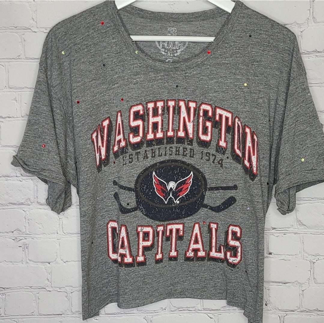 Washington Capitals Crop Tee