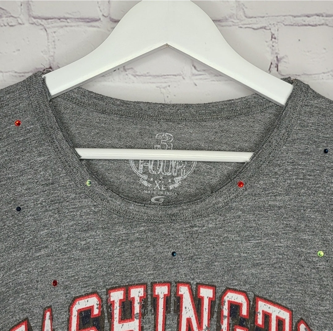 Washington Capitals Crop Tee