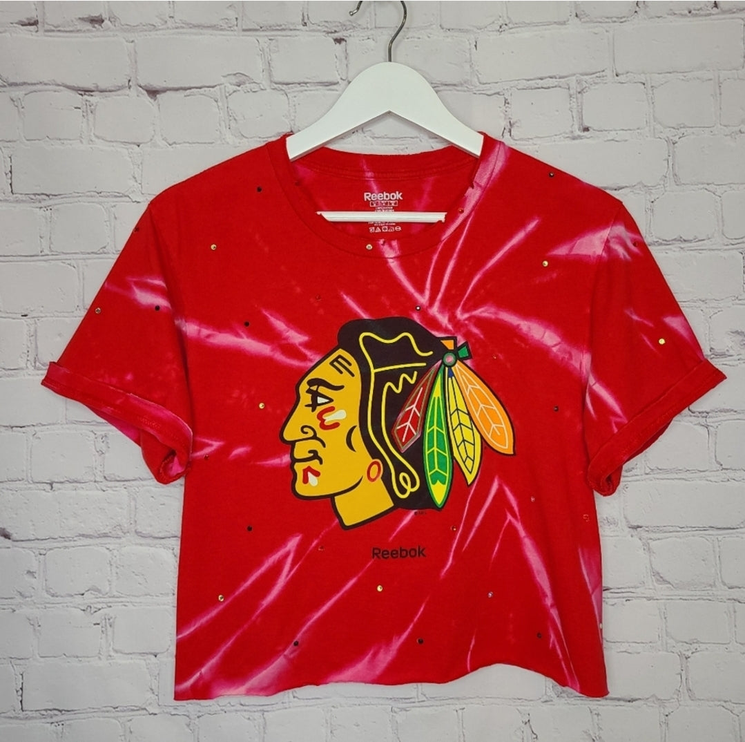 Chicago Blackhawks Crop Tee