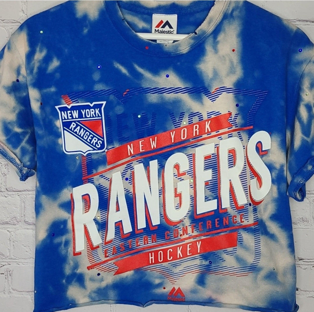 New York Rangers Crop Tee