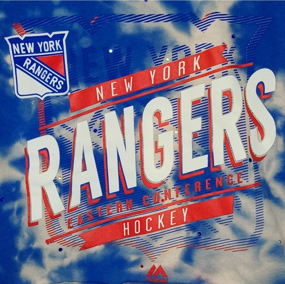 New York Rangers Crop Tee