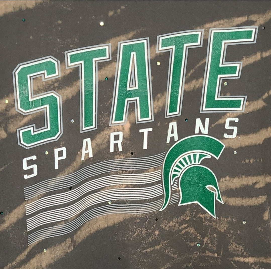 Michigan State Spartans Crop Tee