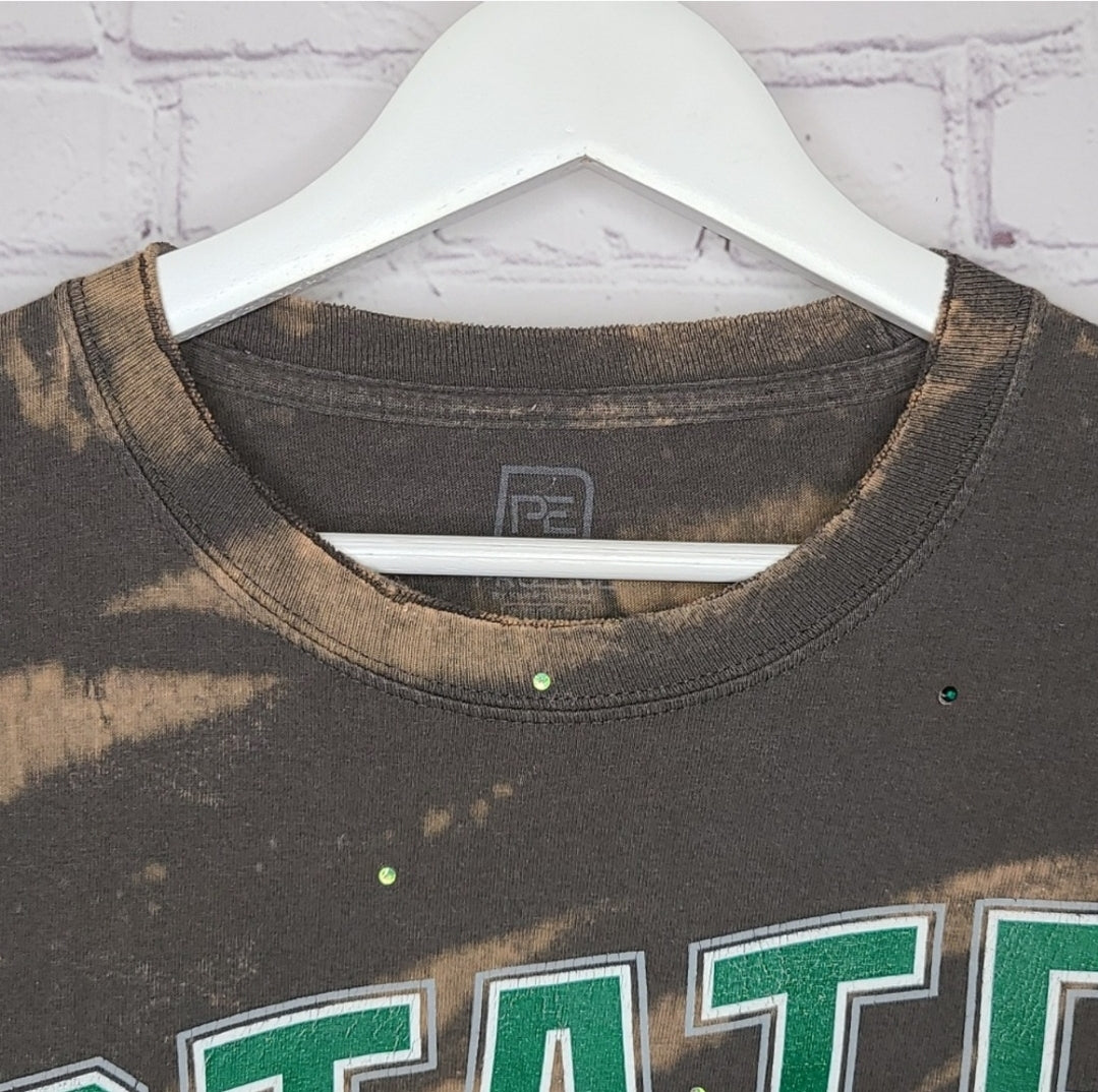 Michigan State Spartans Crop Tee