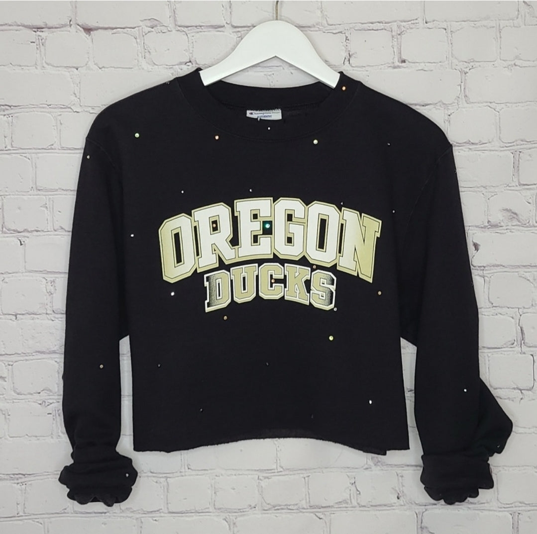 Oregon Ducks Crop Sweatshirt