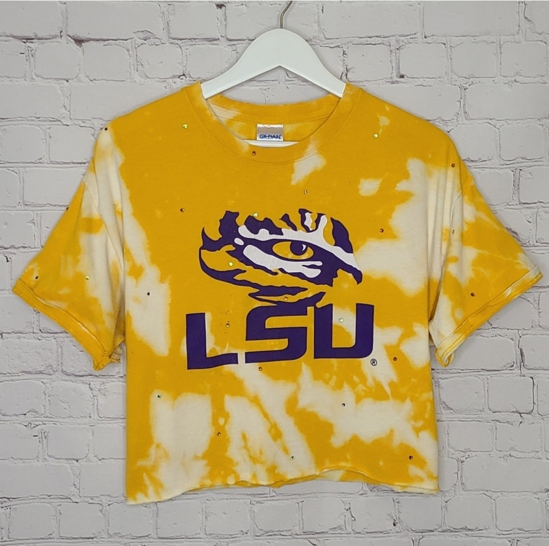 LSU Tigers Crop Tee