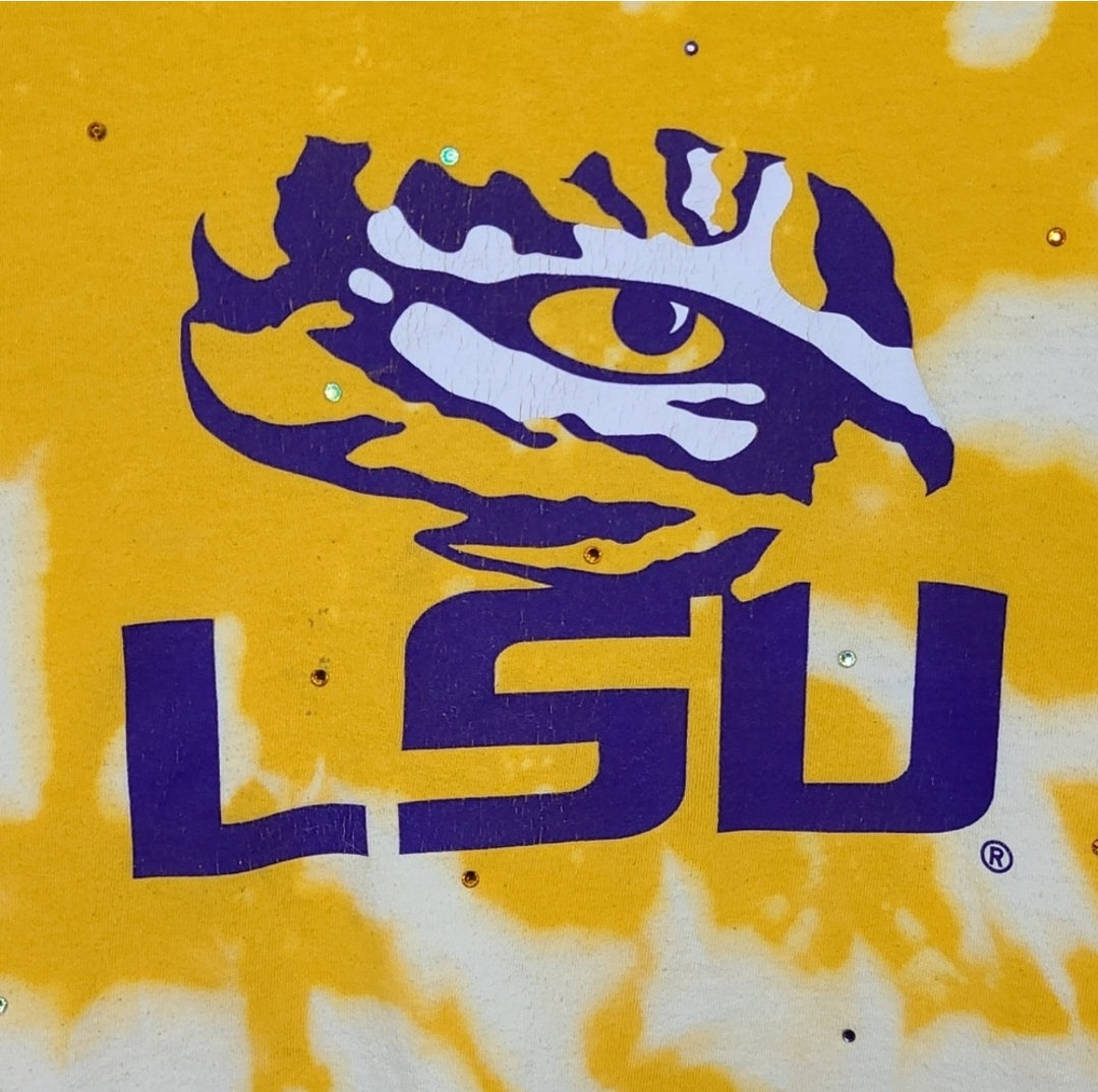 LSU Tigers Crop Tee