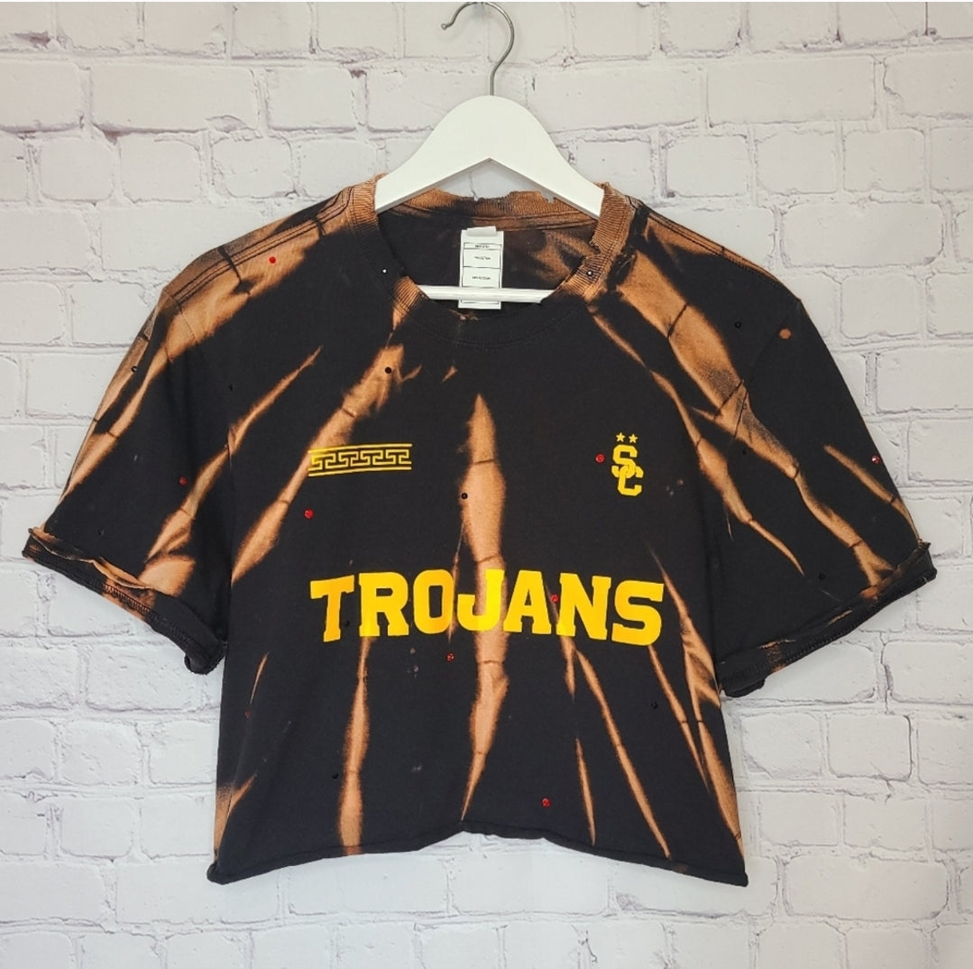 USC Trojans Crop Tee