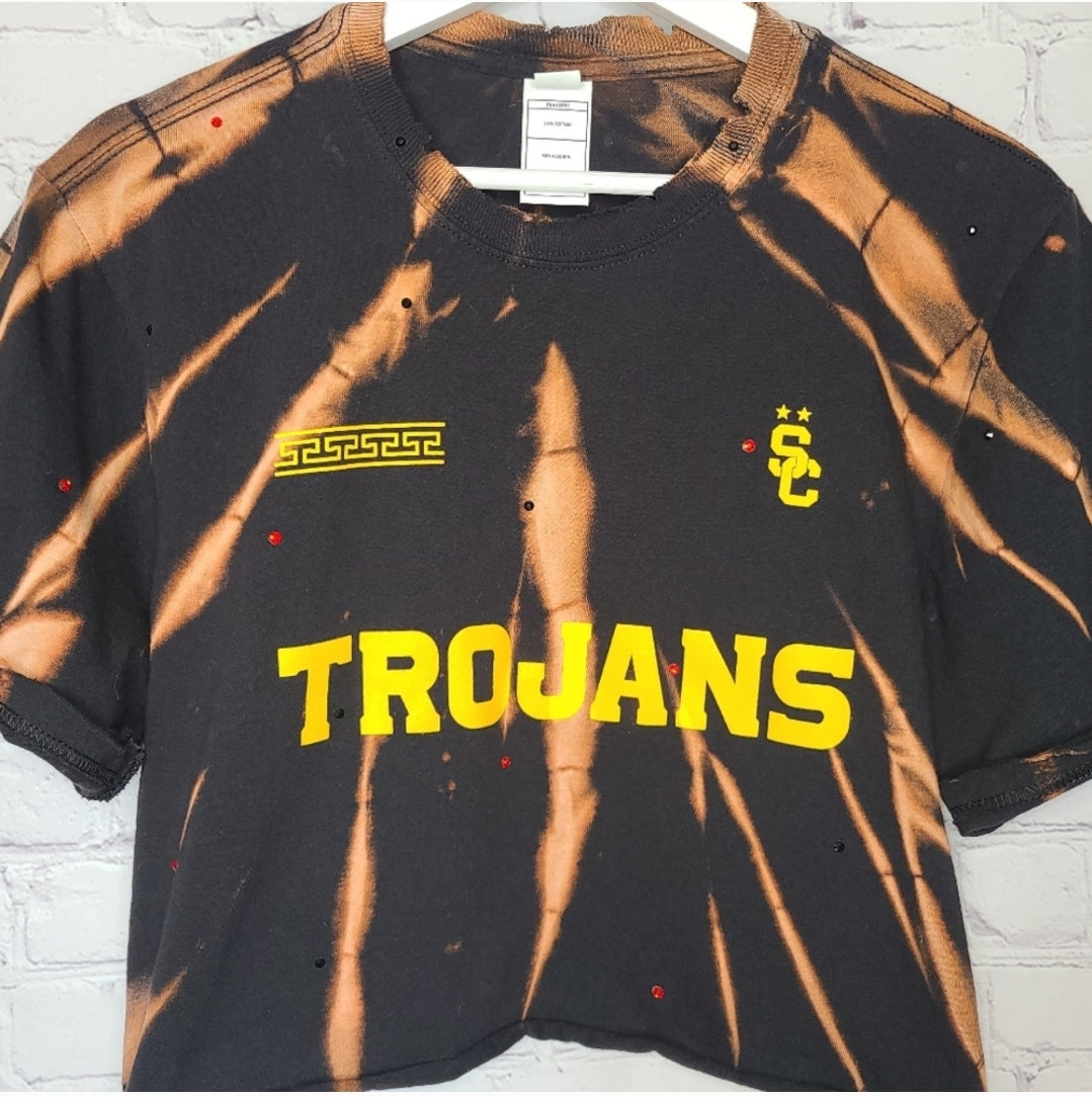 USC Trojans Crop Tee