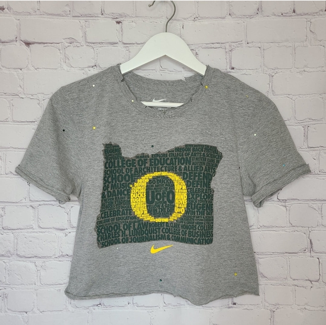 Oregon Ducks Crop Tee