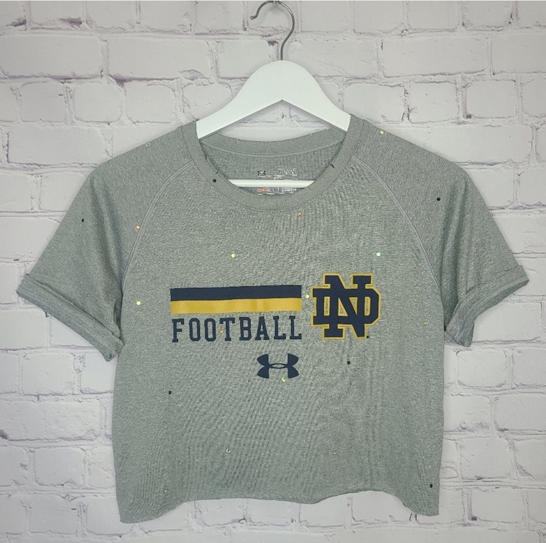 Notre Dame Crop Tee