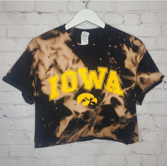 Iowa Hawkeyes Crop Tee