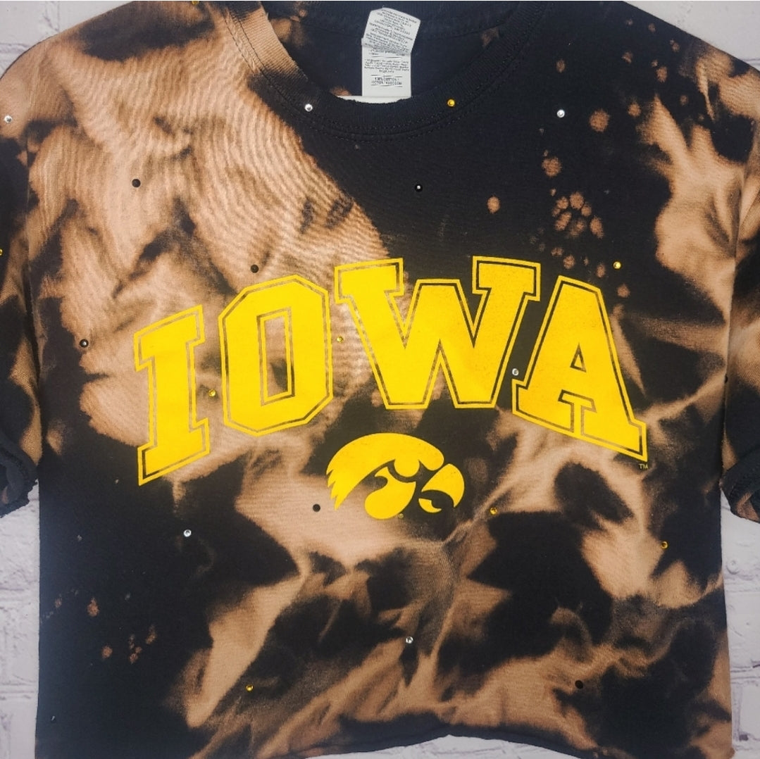 Iowa Hawkeyes Crop Tee