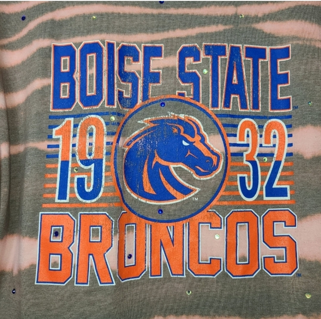 Boise State Broncos Crop Tee