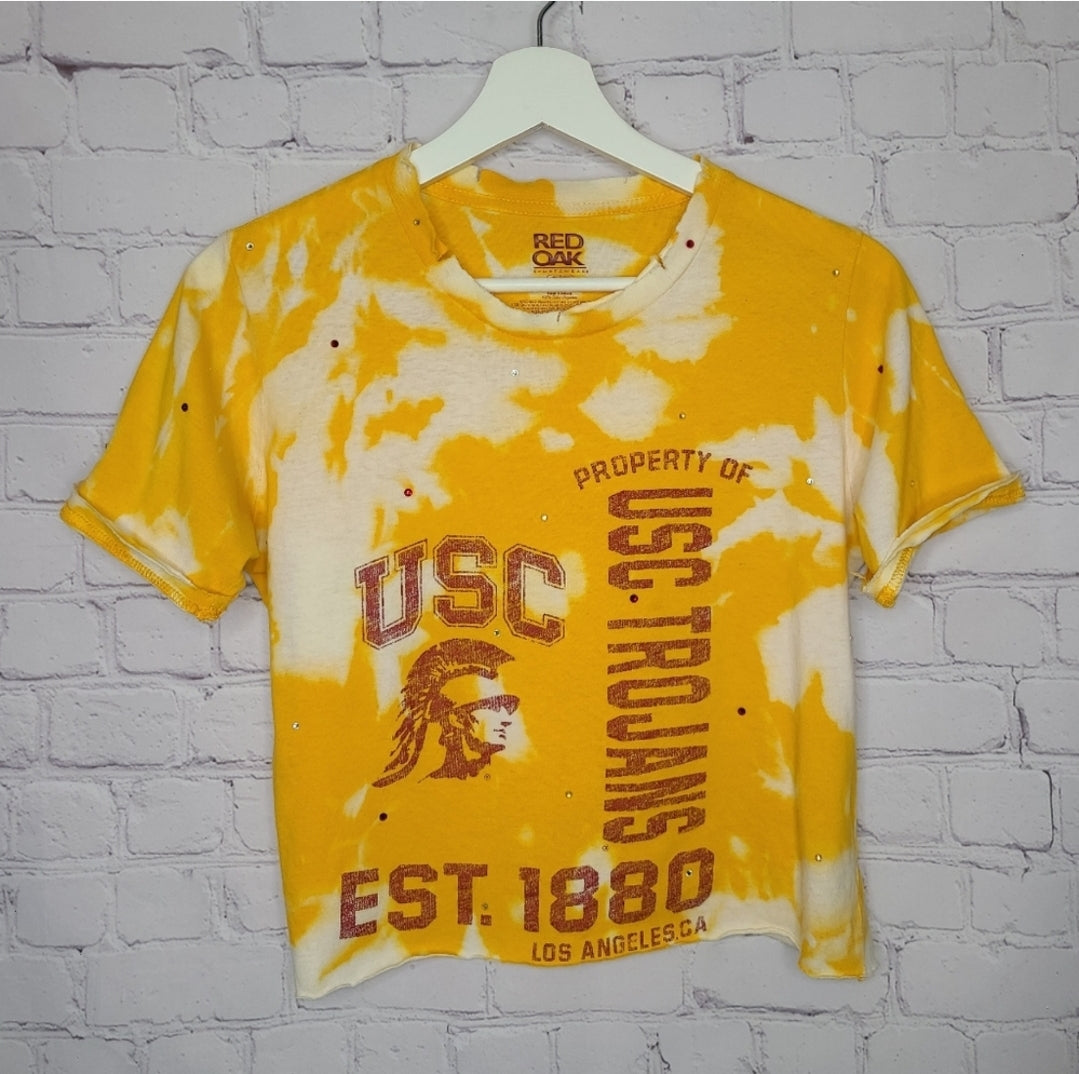 USC Trojans Crop Tee