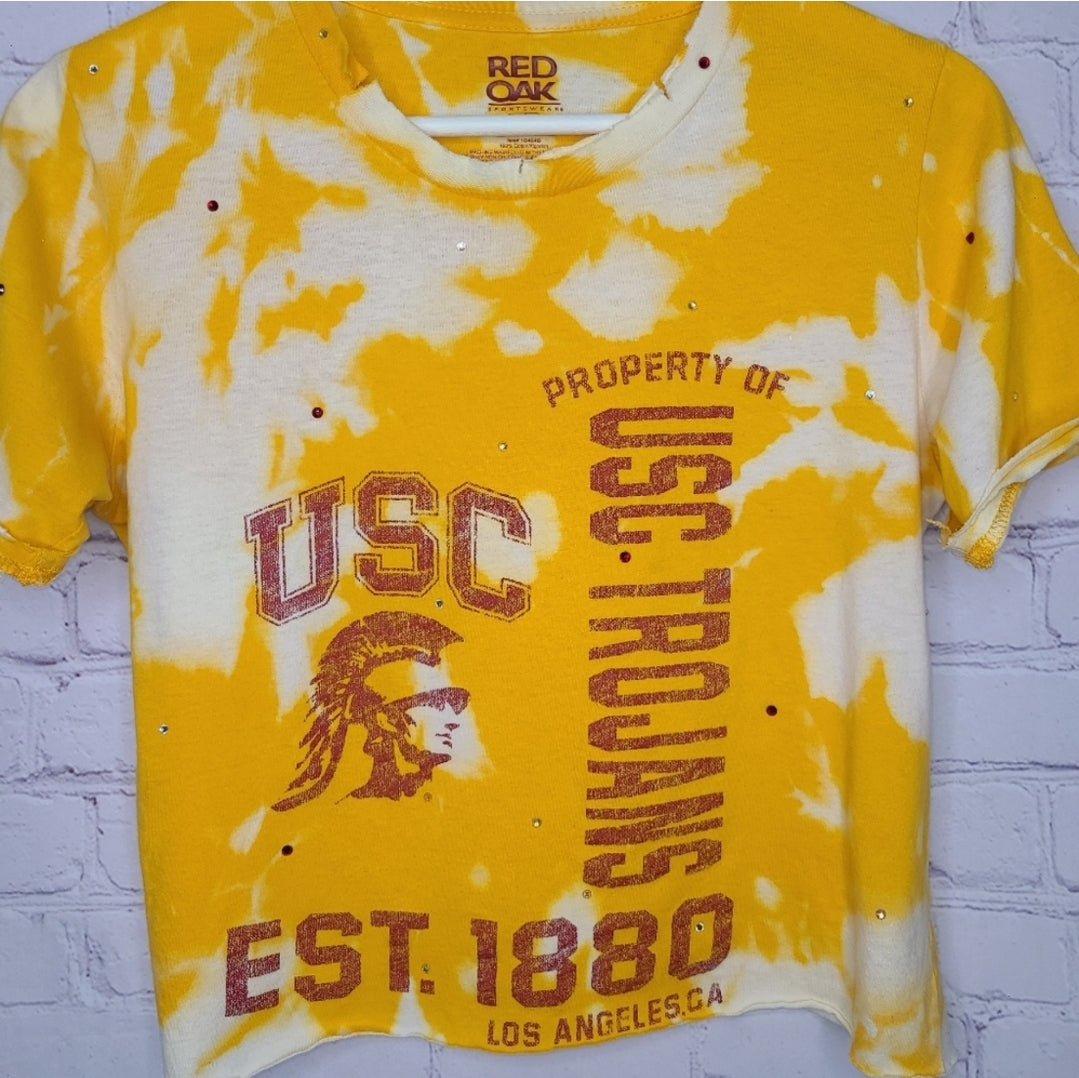 USC Trojans Crop Tee