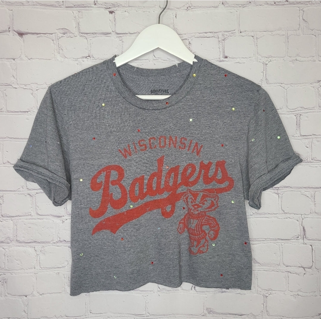 Wisconsin Badgers Crop Tee