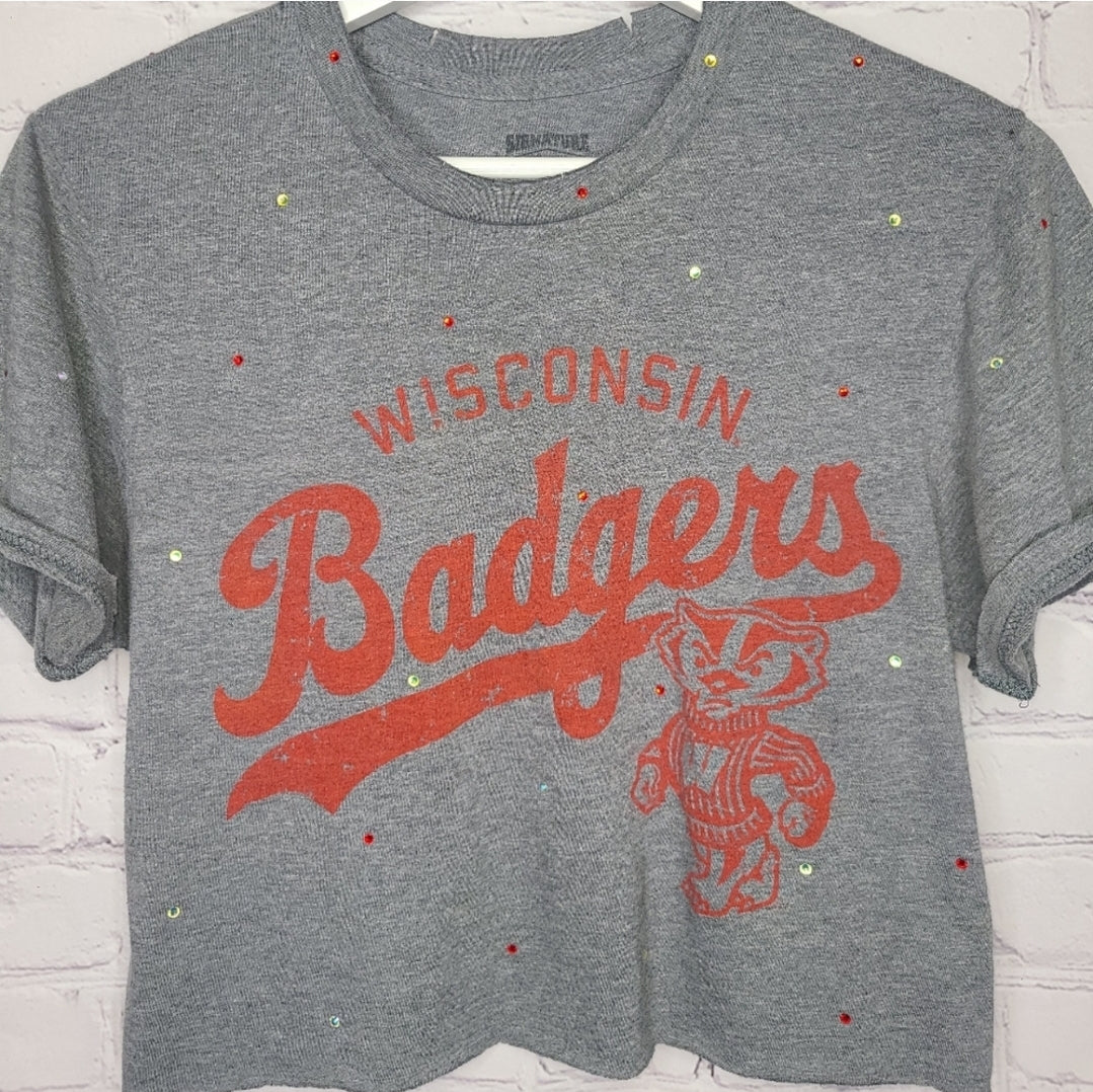 Wisconsin Badgers Crop Tee