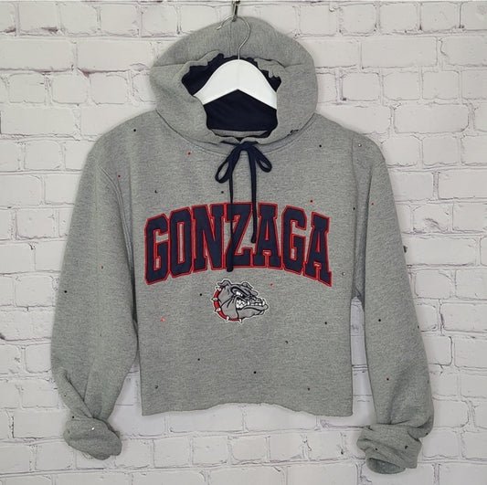 Gonzaga Bulldogs Crop Hoodie