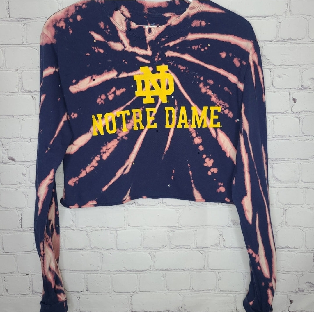 Notre Dame Crop Tee