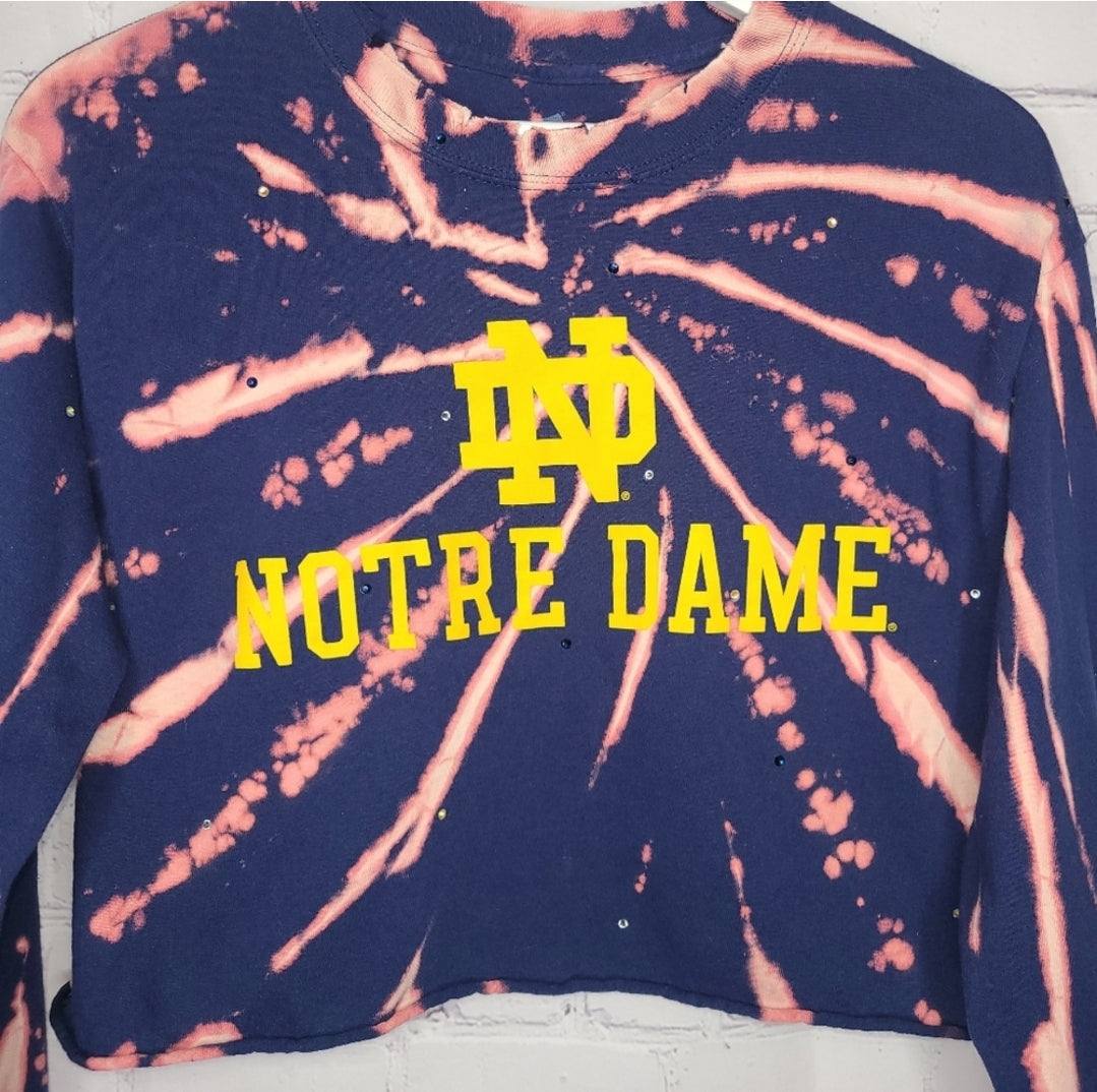 Notre Dame Crop Tee