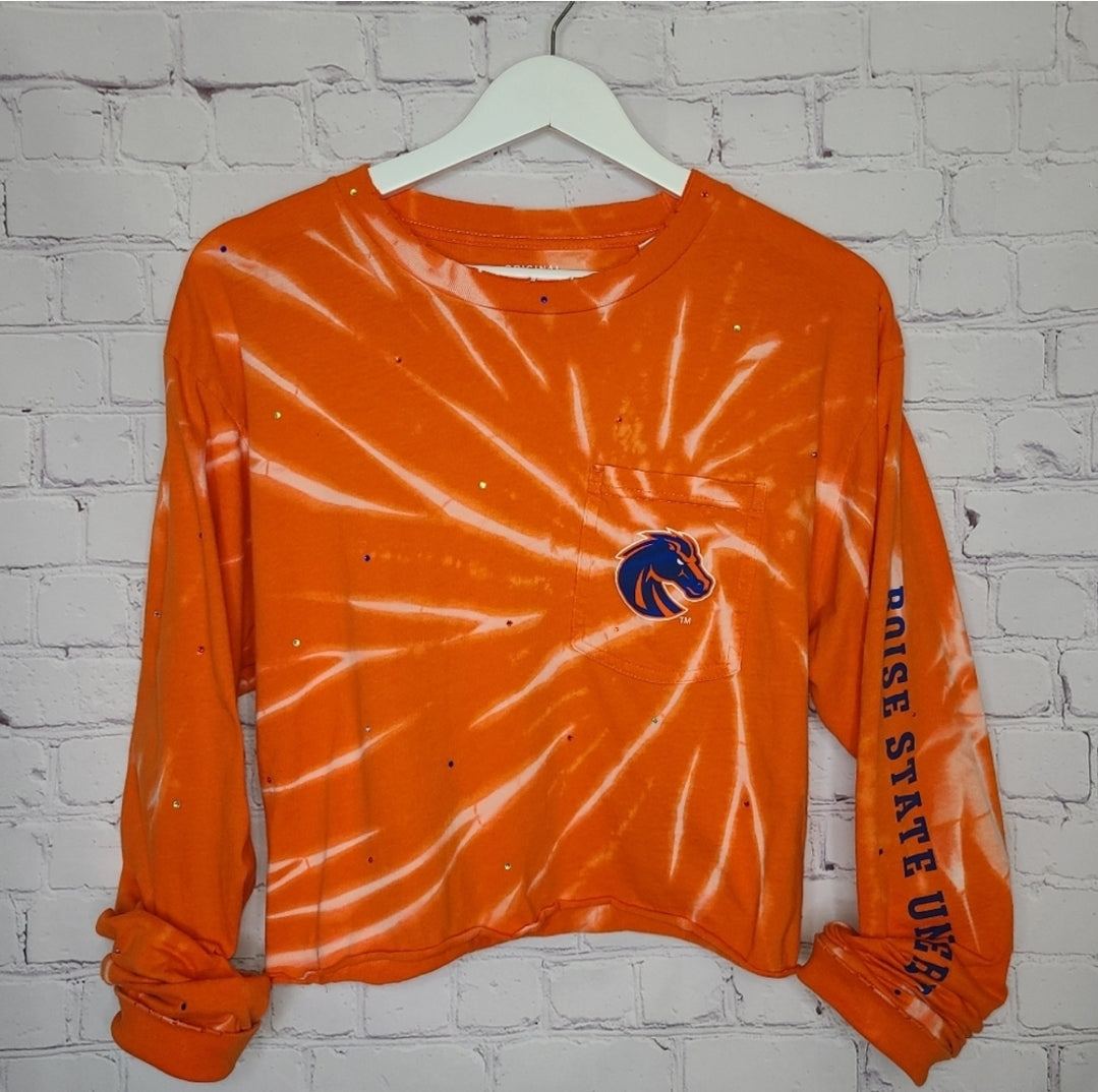 Boise State Broncos Crop Tee