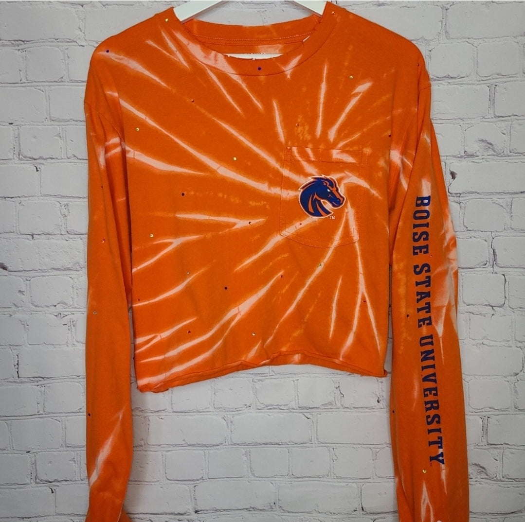 Boise State Broncos Crop Tee