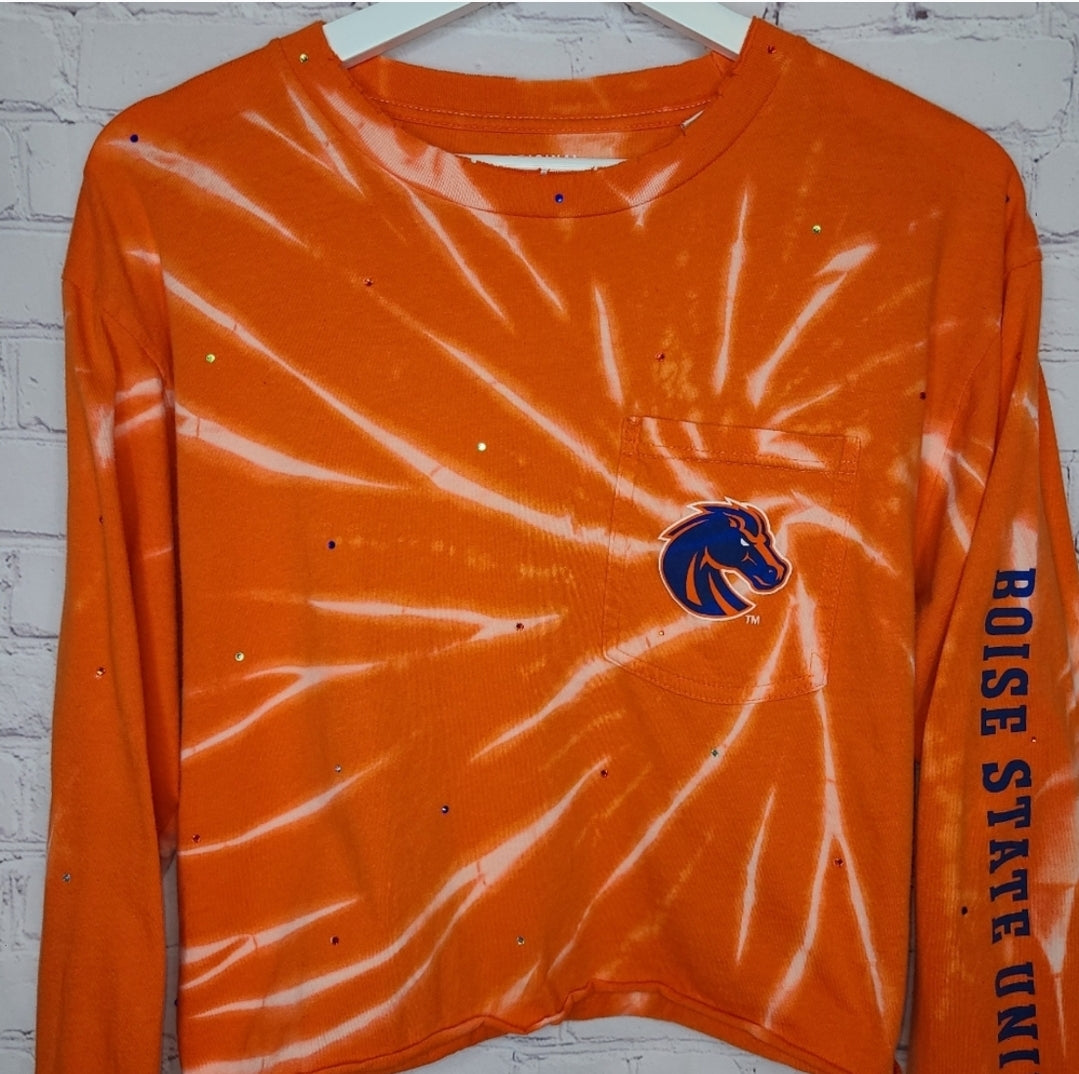 Boise State Broncos Crop Tee