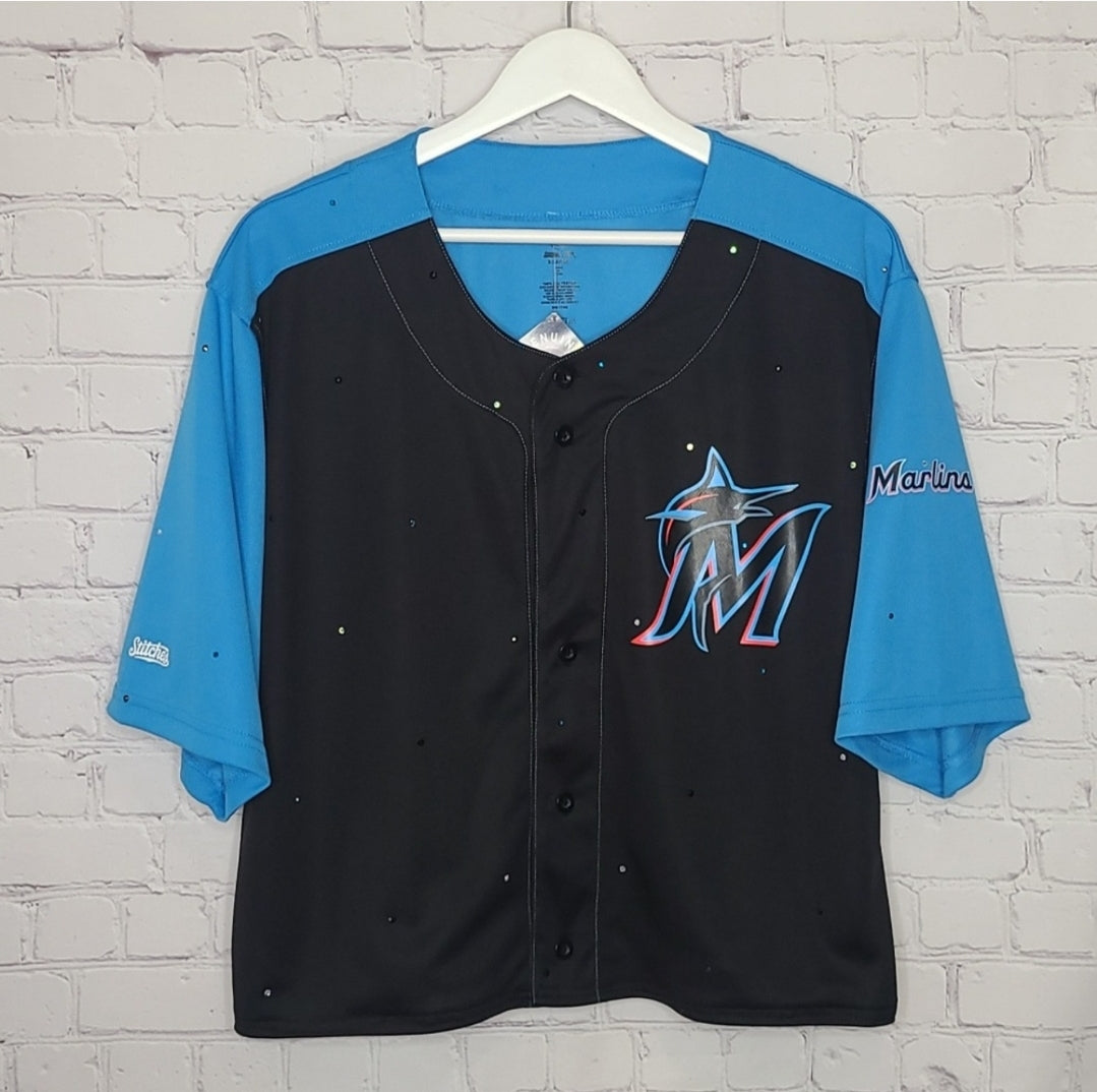 Miami Marlins Crop Jersey