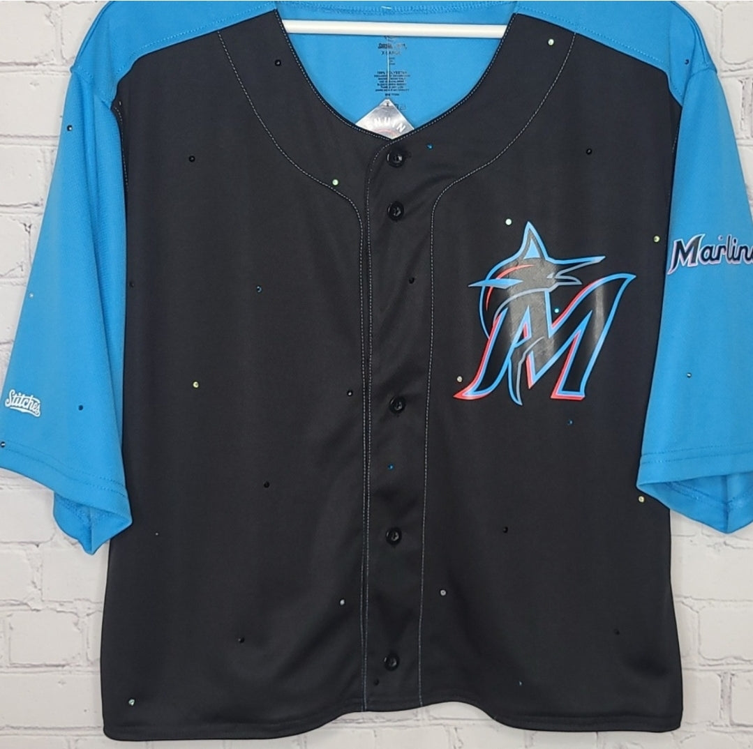 Miami Marlins Crop Jersey