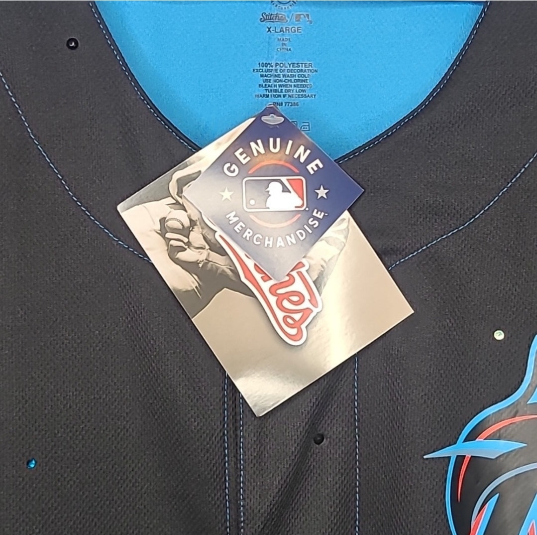 Miami Marlins Crop Jersey