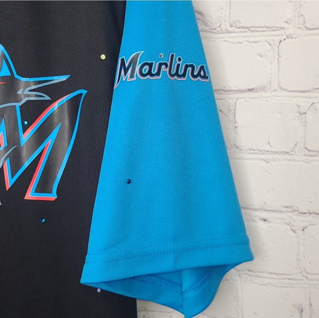 Miami Marlins Crop Jersey