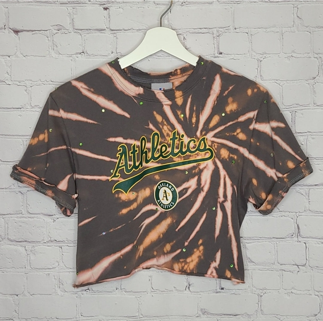 Oakland Athletics Crop Tee