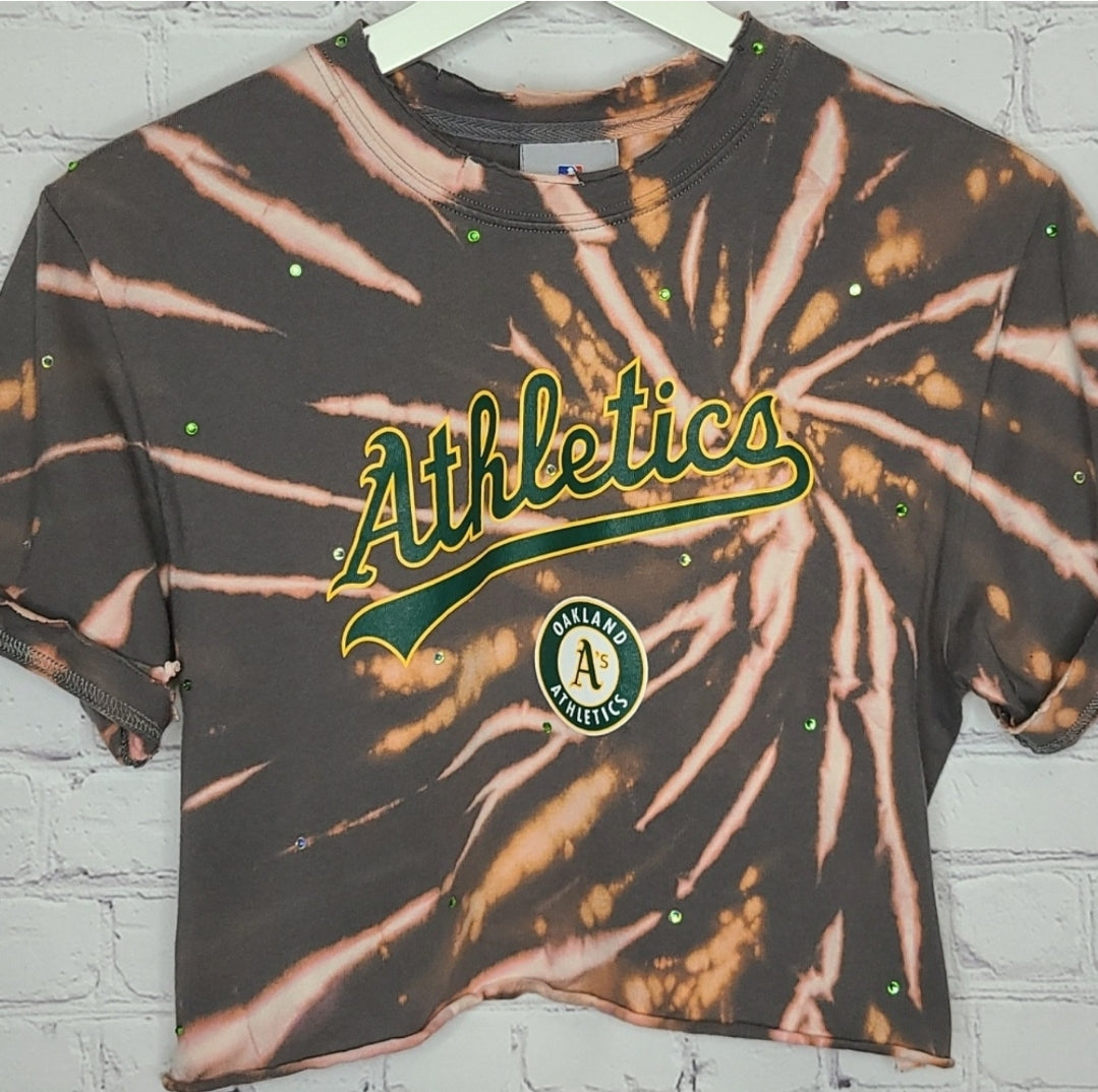 Oakland Athletics Crop Tee