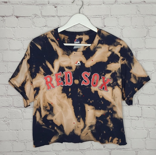 Boston Red Sox Crop Tee