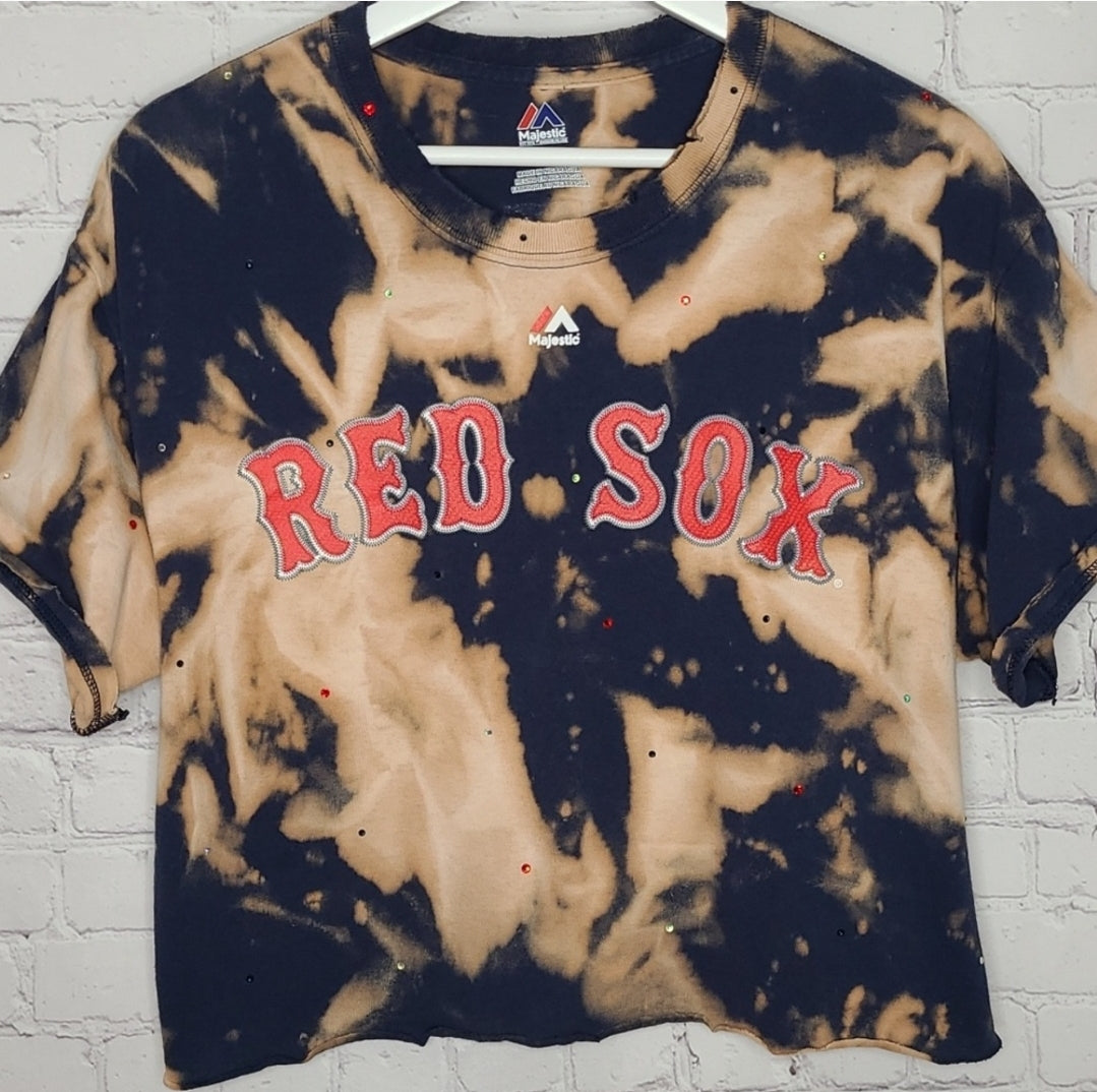 Boston Red Sox Crop Tee