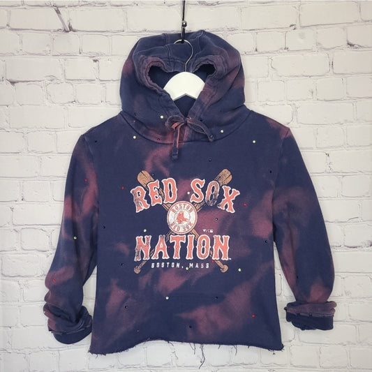 Boston Red Sox Crop Hoodie