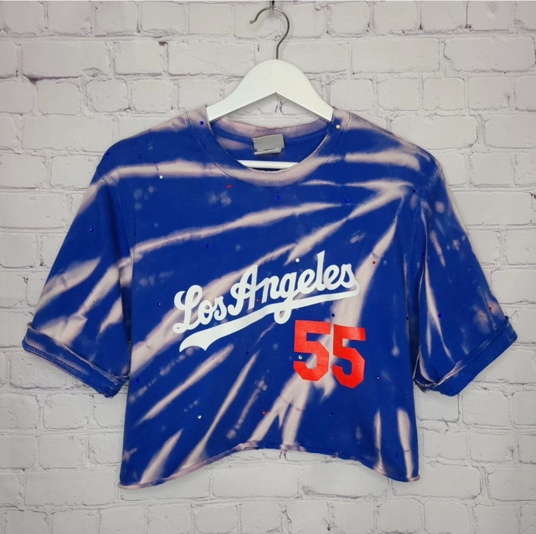 Los Angeles Dodgers Crop Tee