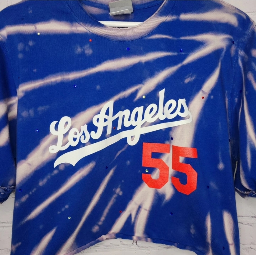 Los Angeles Dodgers Crop Tee