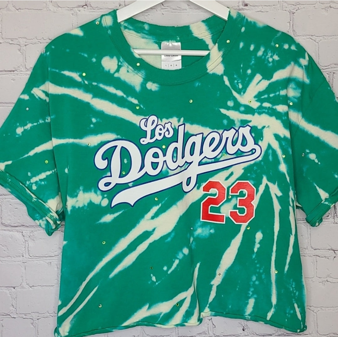 Los Angeles Dodgers Crop Tee