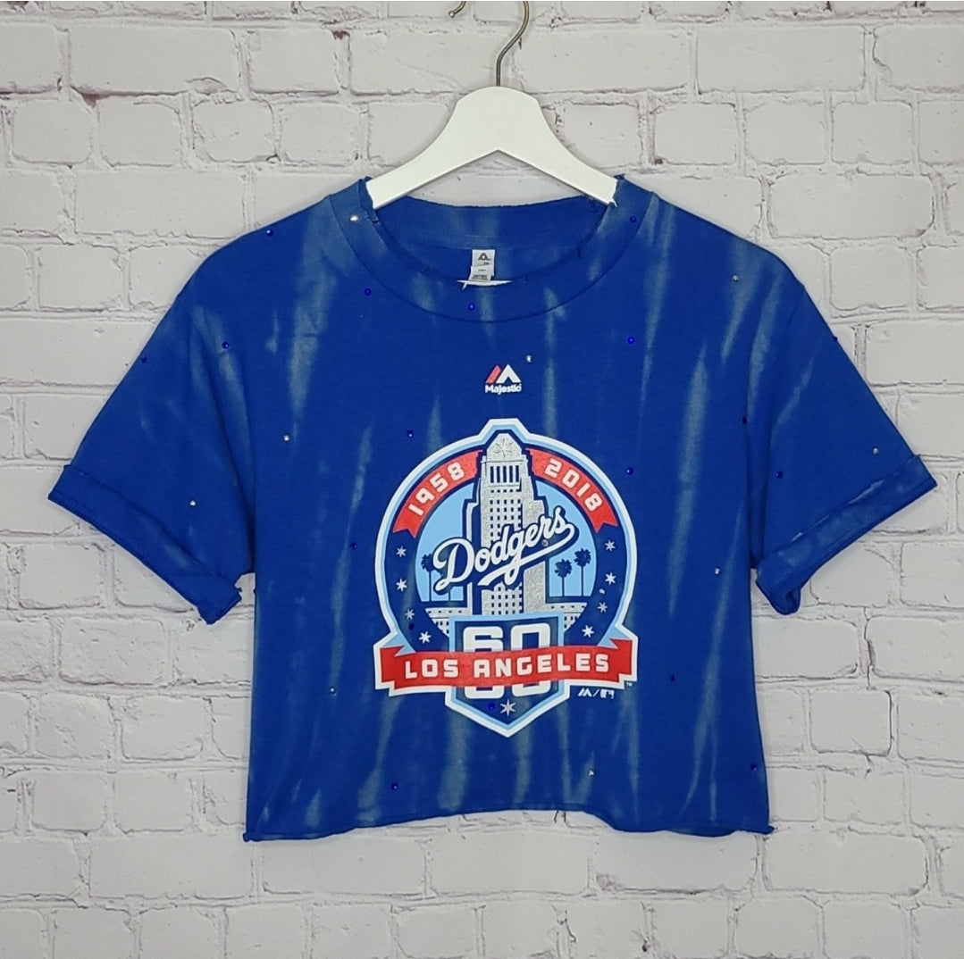 Los Angeles Dodgers Crop Tee