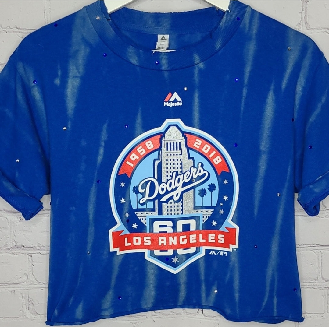 Los Angeles Dodgers Crop Tee