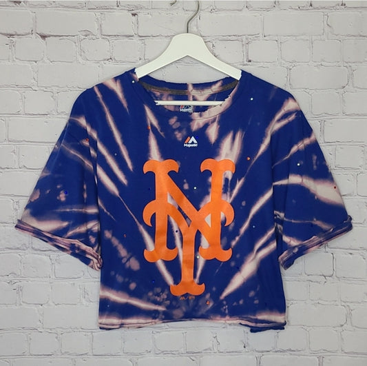 New York Mets Crop Tee