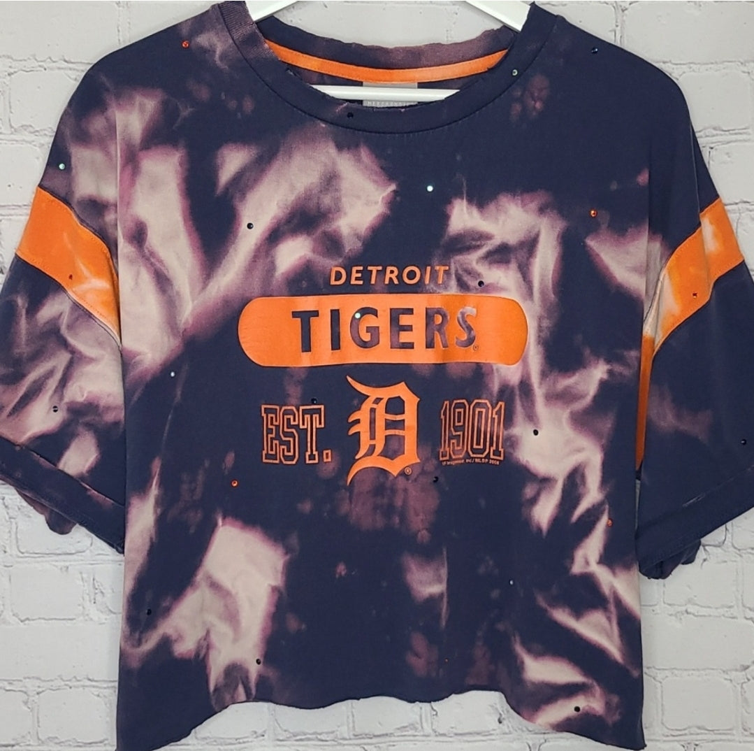 Detroit Tigers Crop Tee