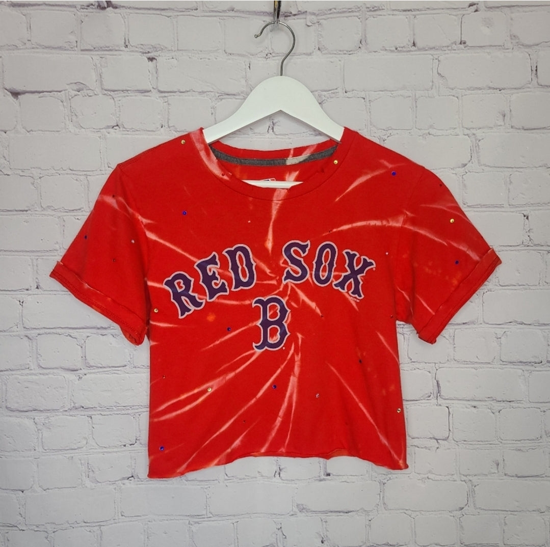 Boston Red Sox Crop Tee