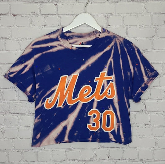 New York Mets Crop Tee