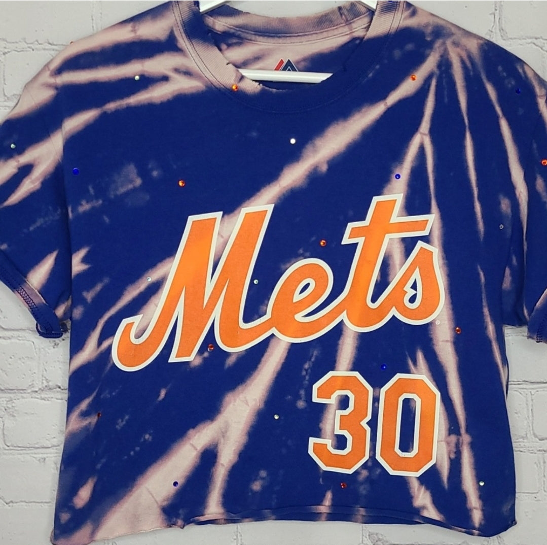 New York Mets Crop Tee