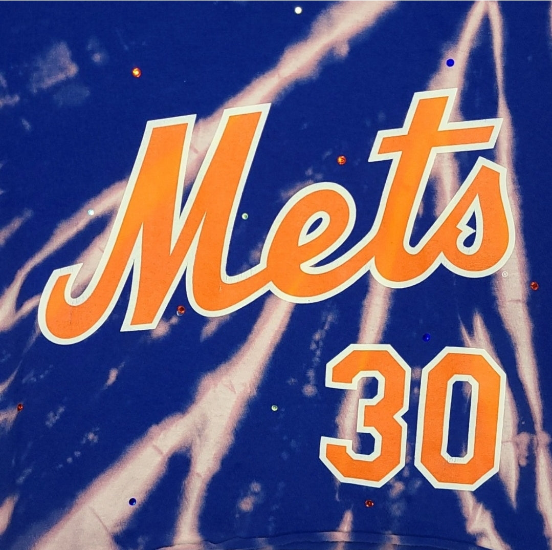 New York Mets Crop Tee